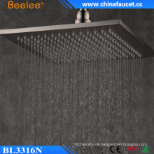 Beelee Ss304 Gebürstet 9mm 12 &#39;&#39; Filtered Rainfall Wasserfall Duschkopf